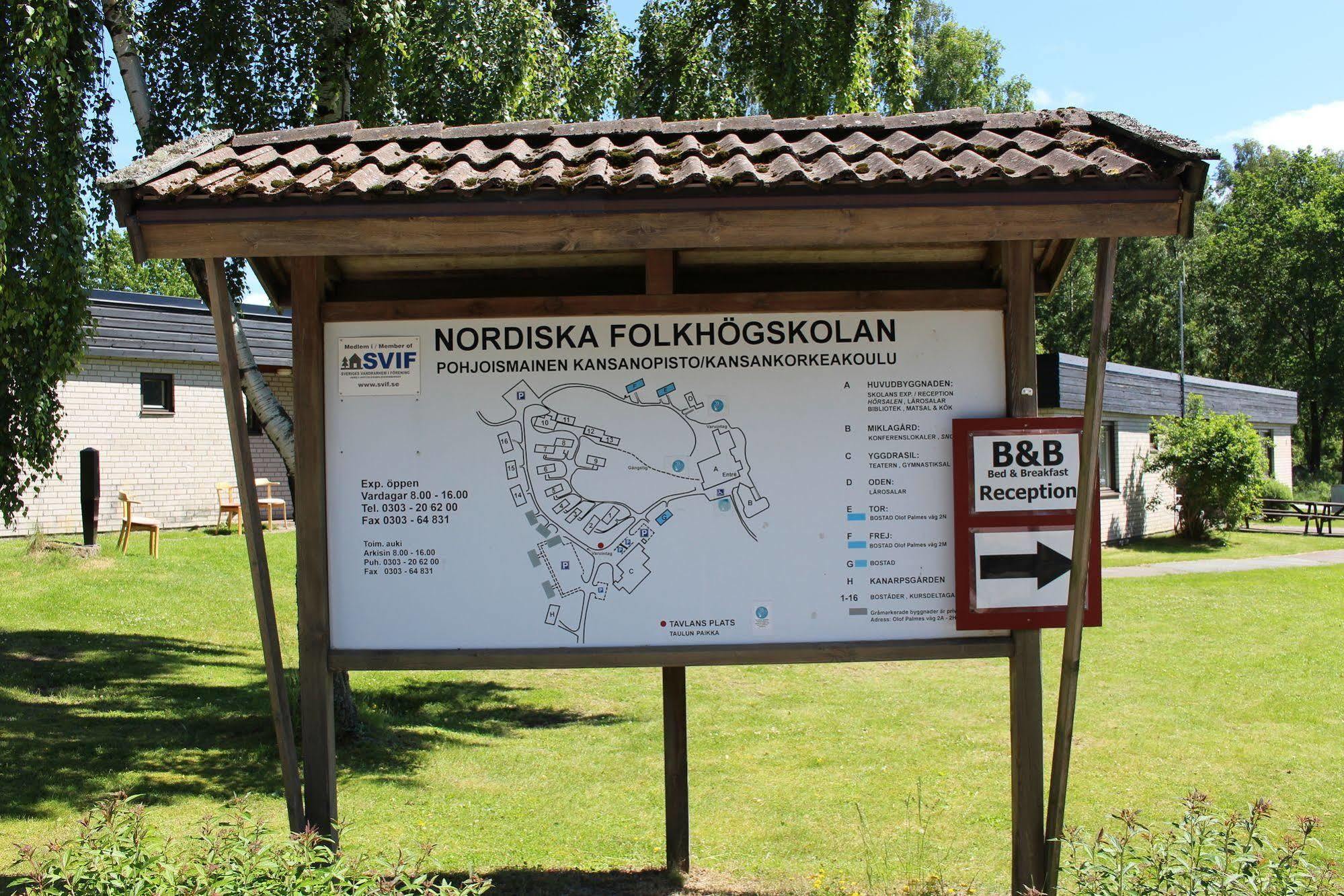 Nordiska Folkhoegskolan Bed And Breakfast Kungälv Exterior foto